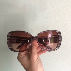 Vintage Gucci purple glitter sunglasses